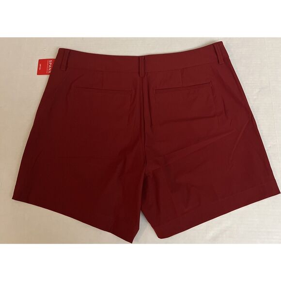 Spanx Womens Sz Medium Sunshine Shorts 6" Sunkissed Dark Cherry - Picture 3 of 6